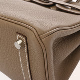 HERMES エルメス バーキン 25 エトゥープ W刻印(2024年頃) レディース トゴ ハンドバッグ 未使用 銀蔵