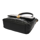 CHANEL シャネル マトラッセ スモールフラップバッグ ブラック レディース ラムスキン ショルダーバッグ ABランク 中古 銀蔵