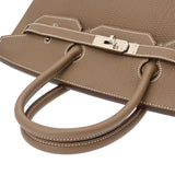 HERMES エルメス バーキン 35 エトゥープ □Q刻印(2013年頃) ユニセックス トゴ ハンドバッグ Aランク 中古 銀蔵