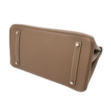 HERMES エルメス バーキン 35 エトゥープ □Q刻印(2013年頃) ユニセックス トゴ ハンドバッグ Aランク 中古 銀蔵