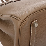 HERMES エルメス バーキン 35 エトゥープ □Q刻印(2013年頃) ユニセックス トゴ ハンドバッグ Aランク 中古 銀蔵