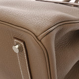 HERMES エルメス バーキン 35 エトゥープ □Q刻印(2013年頃) ユニセックス トゴ ハンドバッグ Aランク 中古 銀蔵