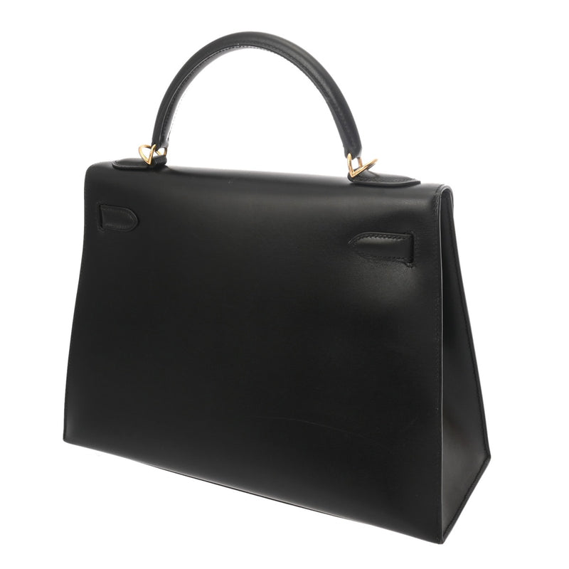 HERMES エルメス ケリー32,35空箱2個 HERMES エルメス ケリー 32 外縫い ブラック D刻印(2019年頃