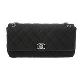 CHANEL シャネル マトラッセ チェーンショルダー 33cm ブラック レディース ソフトキャビアスキン ショルダーバッグ ABランク 中古 銀蔵