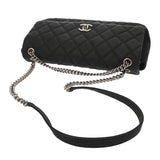 CHANEL シャネル マトラッセ チェーンショルダー 33cm ブラック レディース ソフトキャビアスキン ショルダーバッグ ABランク 中古 銀蔵