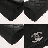 CHANEL シャネル マトラッセ チェーンショルダー 33cm ブラック レディース ソフトキャビアスキン ショルダーバッグ ABランク 中古 銀蔵