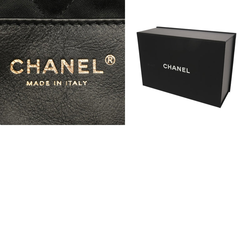 CHANEL シャネル シャネル 22 ミニ ハンドバッグ ブラック AS3980 レディース シャイニーカーフ 2WAYバッグ Aランク 中古 銀蔵