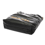 CHANEL シャネル シャネル 22 ミニ ハンドバッグ ブラック AS3980 レディース シャイニーカーフ 2WAYバッグ Aランク 中古 銀蔵