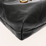 CHANEL シャネル シャネル 22 ミニ ハンドバッグ ブラック AS3980 レディース シャイニーカーフ 2WAYバッグ Aランク 中古 銀蔵