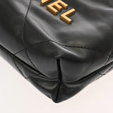 CHANEL シャネル シャネル 22 ミニ ハンドバッグ ブラック AS3980 レディース シャイニーカーフ 2WAYバッグ Aランク 中古 銀蔵