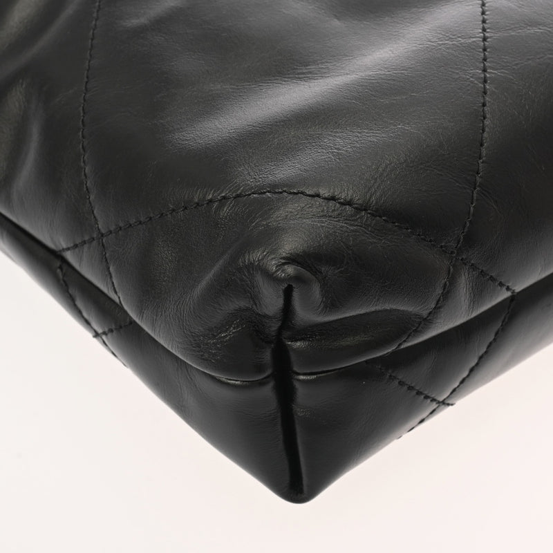 CHANEL シャネル シャネル 22 ミニ ハンドバッグ ブラック AS3980 レディース シャイニーカーフ 2WAYバッグ Aランク 中古 銀蔵