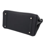 HERMES エルメス バーキン 30 ブルーニュイ D刻印(2019年頃) レディース トゴ ハンドバッグ Aランク 中古 銀蔵