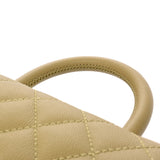 CHANEL シャネル マトラッセ トップハンドル ミニフラップバッグ XXS 2WAY ピスタチオ AS2215 レディース キャビアスキン ハンドバッグ Aランク 中古 銀蔵