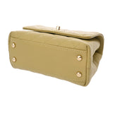 CHANEL シャネル マトラッセ トップハンドル ミニフラップバッグ XXS 2WAY ピスタチオ AS2215 レディース キャビアスキン ハンドバッグ Aランク 中古 銀蔵