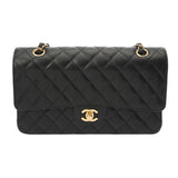 CHANEL シャネル マトラッセ 11.12 クラシックハンドバッグ ブラック A01112 レディース キャビアスキン ショルダーバッグ 未使用 銀蔵
