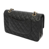 CHANEL シャネル マトラッセ 11.12 クラシックハンドバッグ ブラック A01112 レディース キャビアスキン ショルダーバッグ 未使用 銀蔵