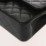 CHANEL シャネル マトラッセ 11.12 クラシックハンドバッグ ブラック A01112 レディース キャビアスキン ショルダーバッグ 未使用 銀蔵