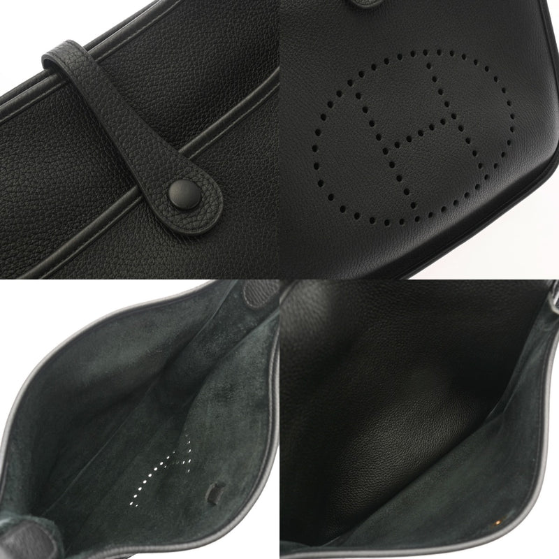 HERMES エルメス エブリン 3PM ブラック Z刻印(2021年頃) ユニセックス トリヨンクレマンス ショルダーバッグ Aランク 中古 銀蔵