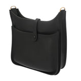 HERMES エルメス エブリン 3PM ブラック Z刻印(2021年頃) ユニセックス トリヨンクレマンス ショルダーバッグ Aランク 中古 銀蔵