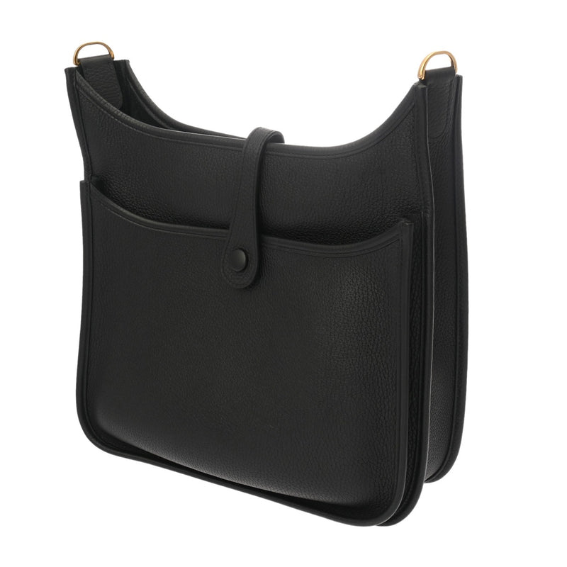 HERMES エルメス エブリン 3PM ブラック Z刻印(2021年頃) ユニセックス トリヨンクレマンス ショルダーバッグ Aランク 中古 銀蔵