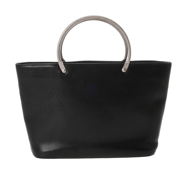 CHANEL シャネル ハンドバッグ ブラック レディース キャビアスキン ハンドバッグ Bランク 中古 銀蔵