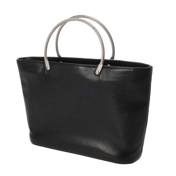 CHANEL シャネル ハンドバッグ ブラック レディース キャビアスキン ハンドバッグ Bランク 中古 銀蔵