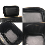 CHANEL シャネル 縦型バニティ ブラック A01998 レディース キャビアスキン バニティバッグ ABランク 中古 銀蔵