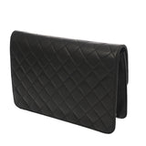 CHANEL シャネル マトラッセ プッシュロック チェーンショルダー 25cm ブラック レディース ラムスキン ショルダーバッグ Bランク 中古 銀蔵