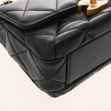 CHANEL シャネル マトラッセ ミニフラップ ブラック AS4986 レディース ラムスキン コスチュームパール ショルダーバッグ 新同 中古 銀蔵