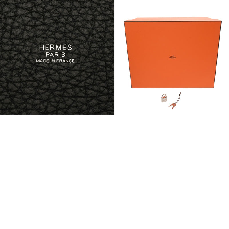 HERMES エルメス ピコタン ロック MM ブラック W刻印(2024年頃) レディース トリヨンクレマンス ハンドバッグ Aランク 中古 銀蔵