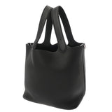 HERMES エルメス ピコタン ロック MM ブラック W刻印(2024年頃) レディース トリヨンクレマンス ハンドバッグ Aランク 中古 銀蔵