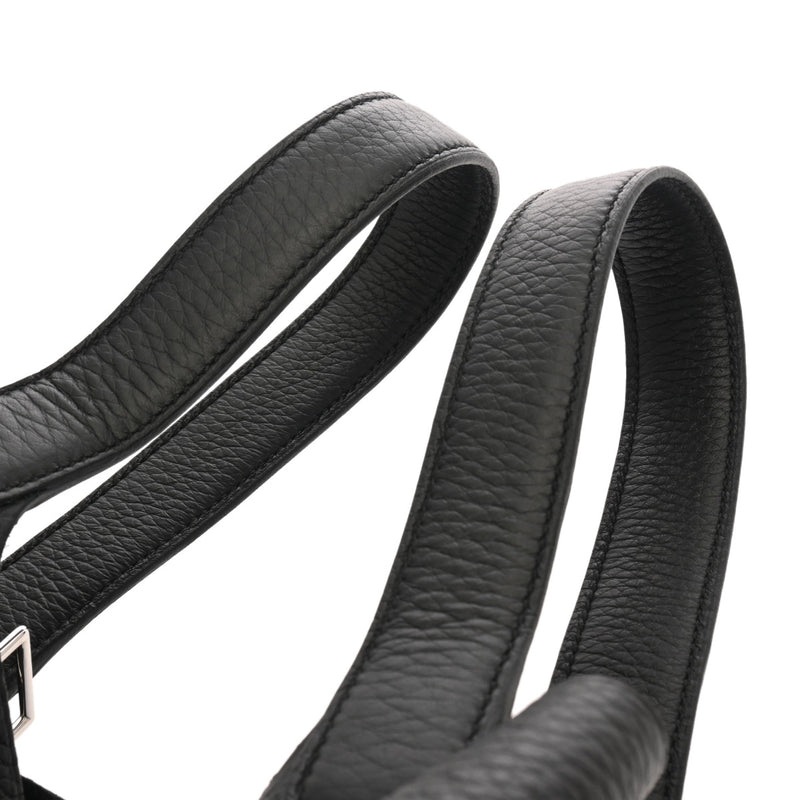 HERMES エルメス ピコタン ロック MM ブラック W刻印(2024年頃) レディース トリヨンクレマンス ハンドバッグ Aランク 中古 銀蔵