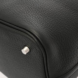HERMES エルメス ピコタン ロック MM ブラック W刻印(2024年頃) レディース トリヨンクレマンス ハンドバッグ Aランク 中古 銀蔵