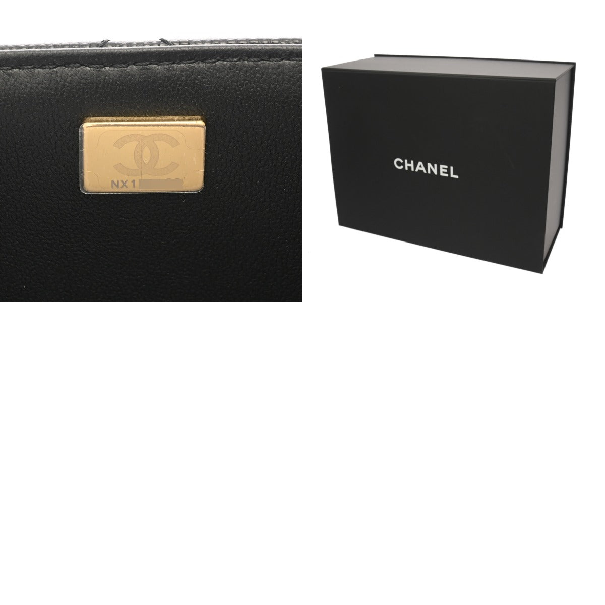 CHANEL シャネル トップハンドル フラップバッグ 2WAY ブラック AS4712