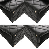 CHANEL シャネル トップハンドル フラップバッグ 2WAY ブラック AS4712 レディース キャビアスキン ハンドバッグ 未使用 銀蔵