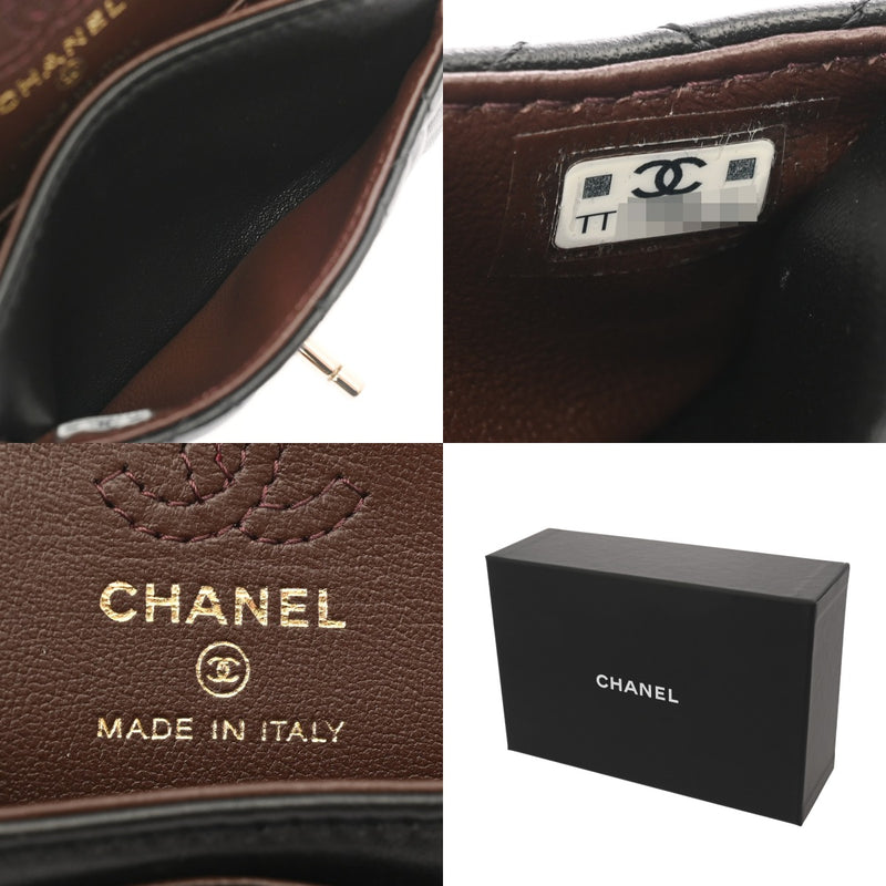 CHANEL シャネル マトラッセ クラシック ミニバッグ ブラック AP4760 レディース ラムスキン その他バッグ 新品 銀蔵