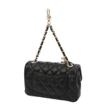 CHANEL シャネル マトラッセ クラシック ミニバッグ ブラック AP4760 レディース ラムスキン その他バッグ 新品 銀蔵