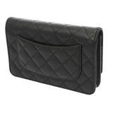 CHANEL シャネル マトラッセ クラシックチェーンウォレット ブラック AP4241 レディース キャビアスキン ショルダーバッグ 未使用 銀蔵