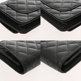 CHANEL シャネル マトラッセ クラシックチェーンウォレット ブラック AP4241 レディース キャビアスキン ショルダーバッグ 未使用 銀蔵