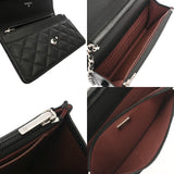 CHANEL シャネル マトラッセ クラシックチェーンウォレット ブラック AP4241 レディース キャビアスキン ショルダーバッグ 未使用 銀蔵