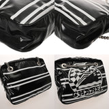 CHANEL シャネル チェーンショルダー LA PAUSA 19年 クルーズコレクション ブラック/ホワイト ユニセックス コーティングキャンバス ショルダーバッグ ABランク 中古 銀蔵