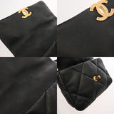 CHANEL シャネル シャネル19 フラップハンドバッグ 2WAY ブラック AS1160 レディース ラムスキン ショルダーバッグ Aランク 中古 銀蔵