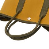 HERMES エルメス ガーデンパーティ TPM ヴェールヴェロネーズ/イエロー系 Y刻印(2020年頃) レディース ネゴンダ ハンドバッグ ABランク 中古 銀蔵