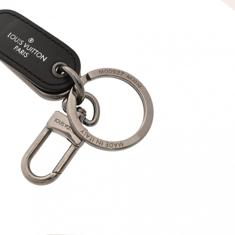 LOUIS VUITTON ルイヴィトン モノグラムエクリプス LVシグネチャーチェーン ブラック M00927 メンズ モノグラムキャンバス キーホルダー ABランク 中古 銀蔵