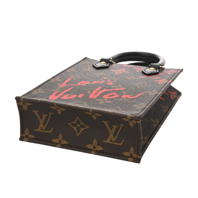LOUIS VUITTON ルイヴィトン モノグラム プティット サックプラ フォールインラブ ブラウン M80839 レディース モノグラムキャンバス ハンドバッグ Aランク 中古 銀蔵