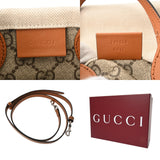 GUCCI グッチ スーパーミニショルダーバッグ ホワイト/ブラウン 799300 レディース レザー キャンバス ショルダーバッグ 新同 中古 銀蔵