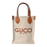 GUCCI グッチ スーパーミニショルダーバッグ ホワイト/ブラウン 799300 レディース レザー キャンバス ショルダーバッグ 新同 中古 銀蔵