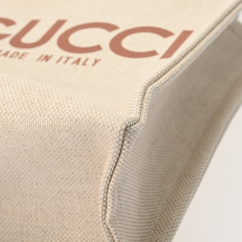 GUCCI グッチ スーパーミニショルダーバッグ ホワイト/ブラウン 799300 レディース レザー キャンバス ショルダーバッグ 新同 中古 銀蔵