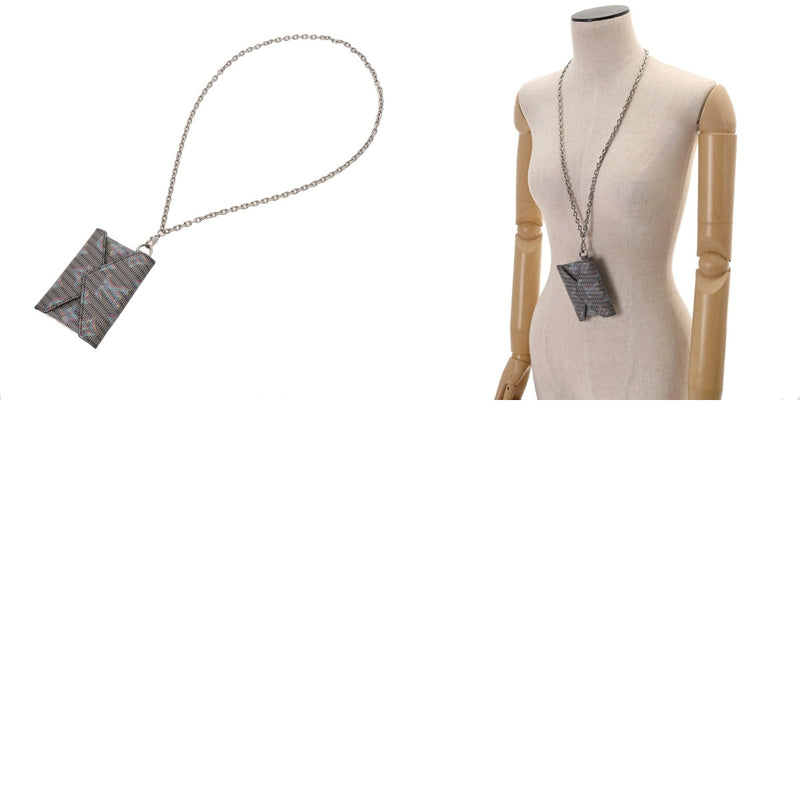 LOUIS VUITTON ルイヴィトン LVポップ キリガミ ブルー M68614 レディース レザー ネックレス Aランク 中古 銀蔵