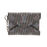 LOUIS VUITTON ルイヴィトン LVポップ キリガミ ブルー M68614 レディース レザー ネックレス Aランク 中古 銀蔵